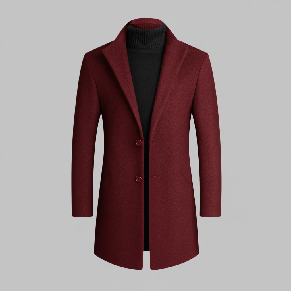 Abrigo Largo Elegante para Hombre | Abrigo con Solapa 7