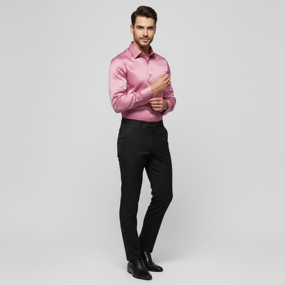 Camisa Jethro | Camisa de Vestir Sin Arrugas para Hombre