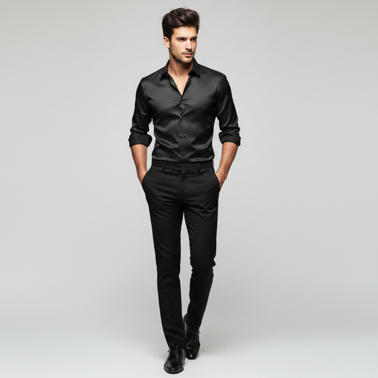 Camisa Jethro | Camisa de Vestir Sin Arrugas para Hombre