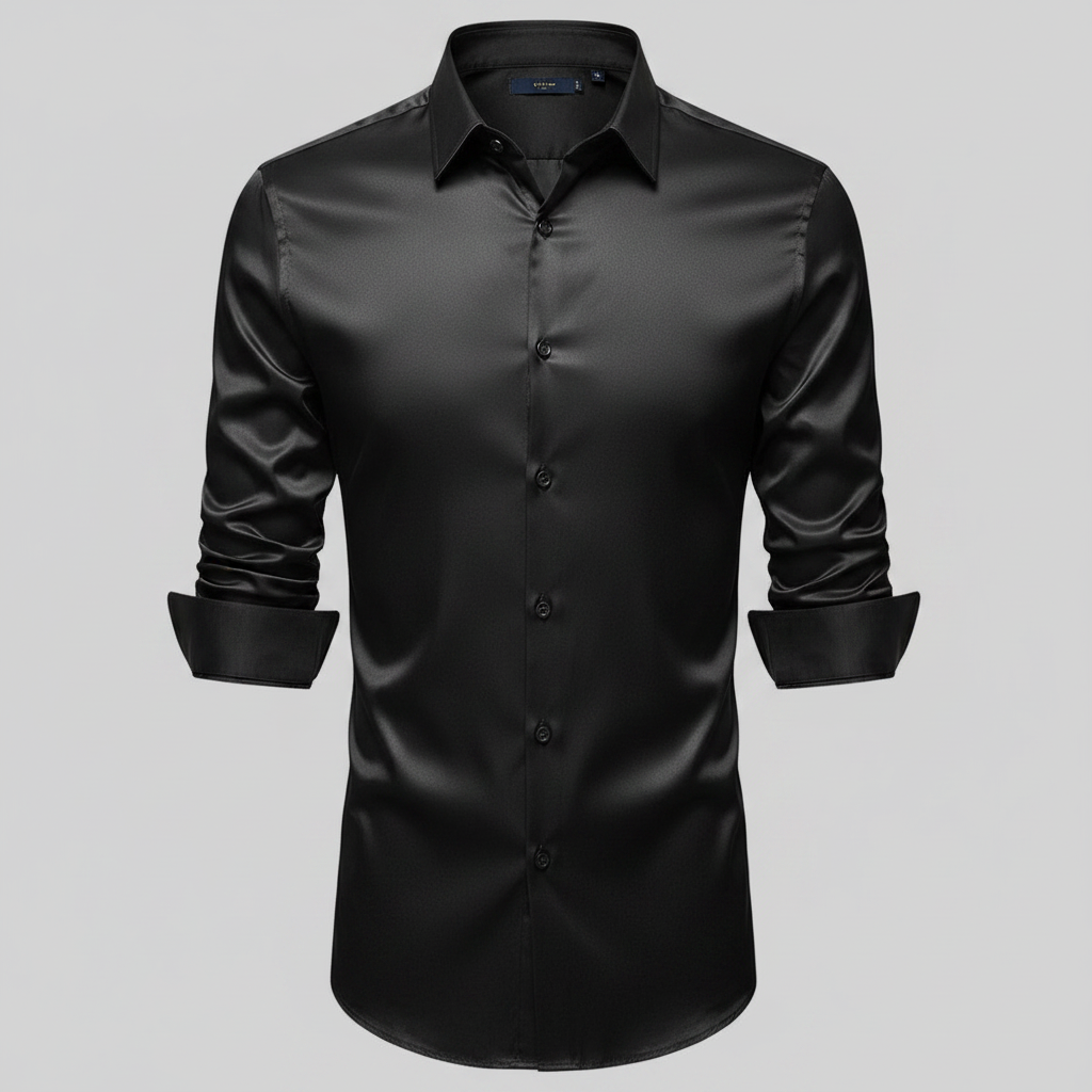 Camisa Jethro | Camisa de Vestir Sin Arrugas para Hombre 0
