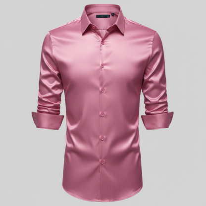 Camisa Jethro | Camisa de Vestir Sin Arrugas para Hombre 10