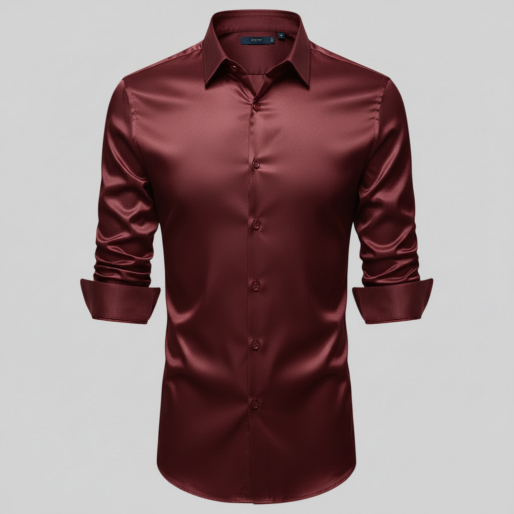 Camisa Jethro | Camisa de Vestir Sin Arrugas para Hombre 11