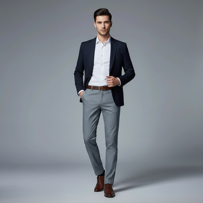 Pantalón Slim Fit Elástico para Hombre Saúl | Pantalones Hombre