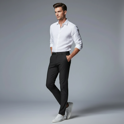 Pantalón Slim Fit Elástico para Hombre Saúl | Pantalones Hombre