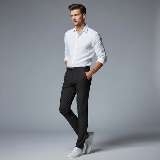 Pantalón Slim Fit Elástico para Hombre Saúl | Pantalones Hombre