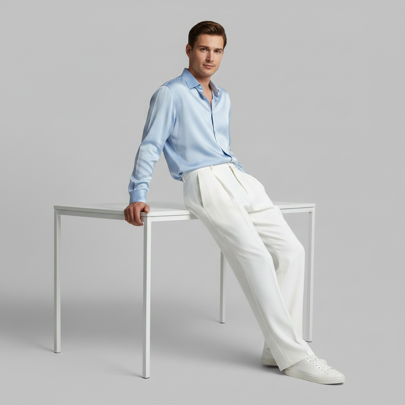 Pantalones Plisados para Hombre | Pantalones Formales Elegantes