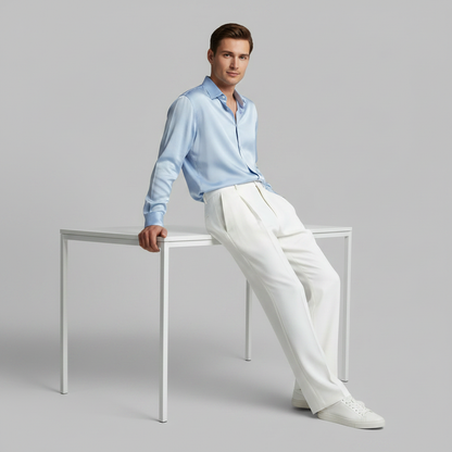 Pantalones Plisados para Hombre | Pantalones Formales Elegantes