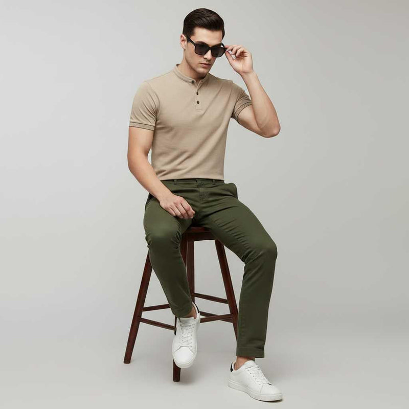 Polo Elegante Blanco Hombre | Camisa Polo Manga Larga Casual