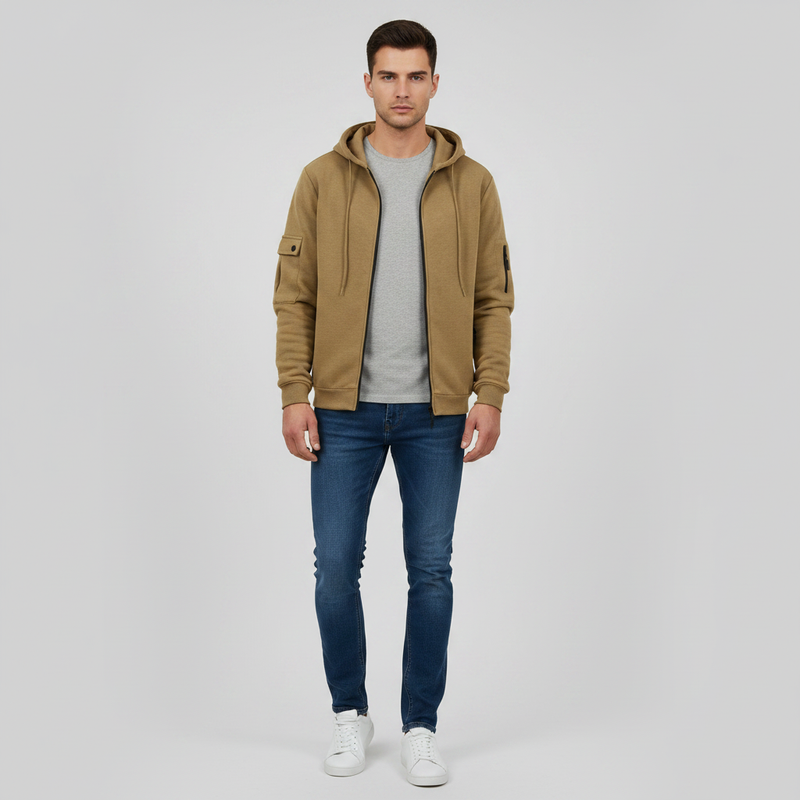 Sudadera Utilitaria con Capucha | Sudaderas Hombre