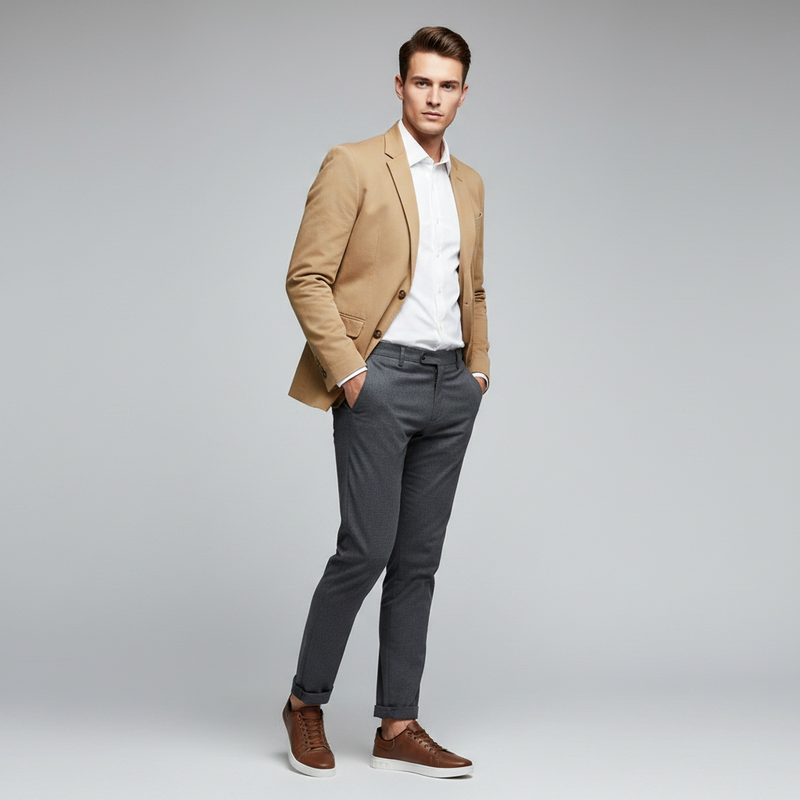 Zapatillas Blancas Hombre Cordones | Calzado Informal