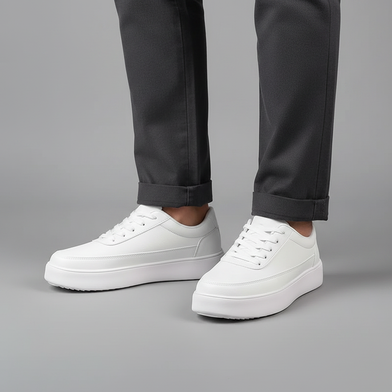 Zapatillas Blancas con Plataforma | Zapatillas Hombre Urbanas