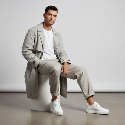 Zapatillas Blancas con Plataforma | Zapatillas Hombre Urbanas