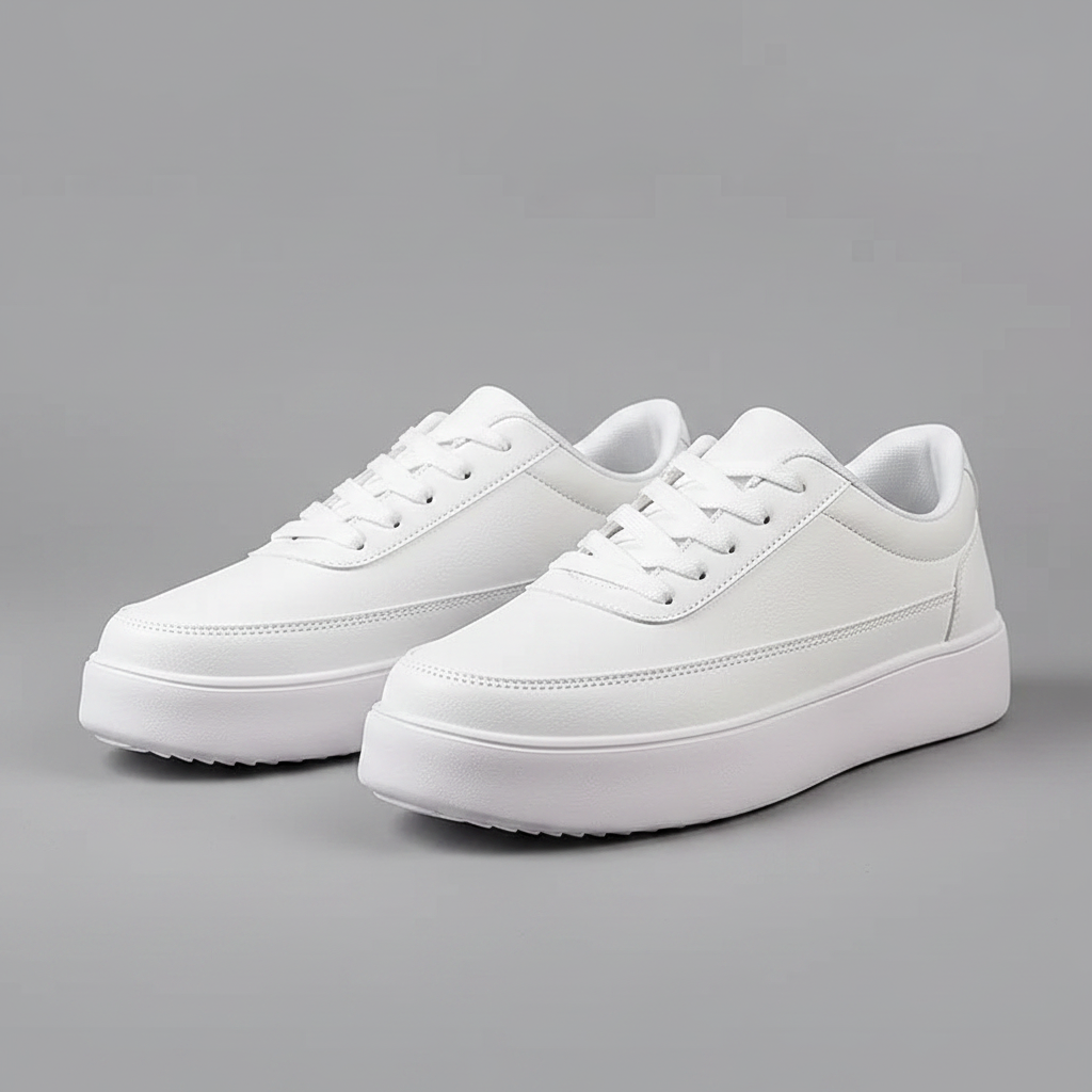 Zapatillas Blancas con Plataforma | Zapatillas Hombre Urbanas 0